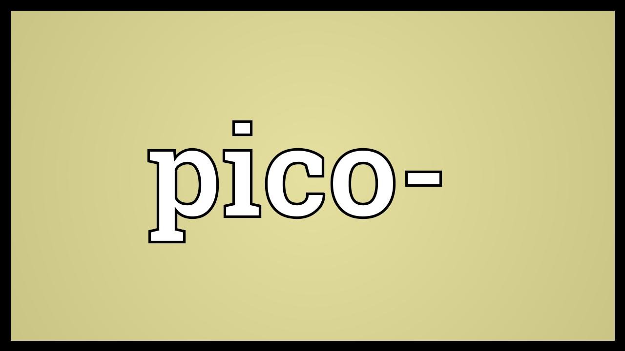 Pico meaning